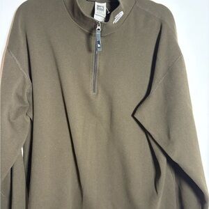 The North Face Men's brown Zip-Up Sweater